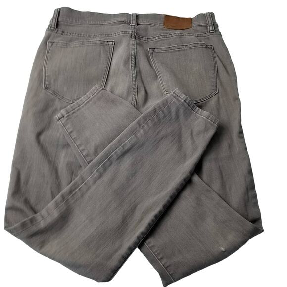 J Crew Gray Denim Toothpick Jeans Size 29 - Picture 2 of 4